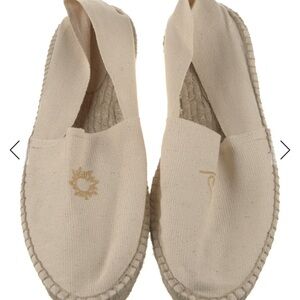 Chopard Embroidered Accent Canvas Espadrilles Women’s Size 11